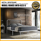 SMARTBED | Metal Bedframe 5ft | Venice-Black